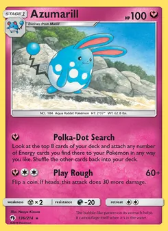 Azumarill (Lost Thunder #136)
