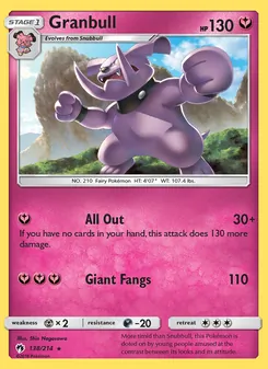 Granbull (Lost Thunder #138)
