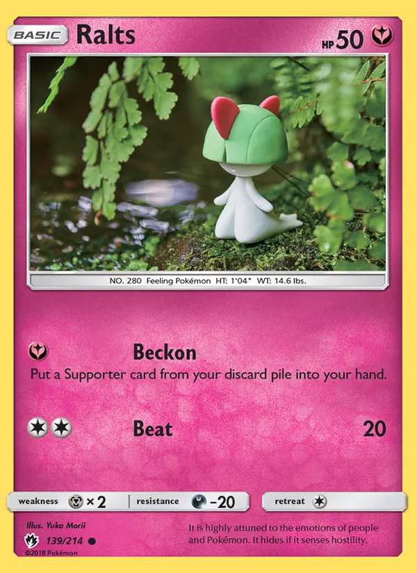 Ralts — Lost Thunder #139 (Pokémon TCG card)