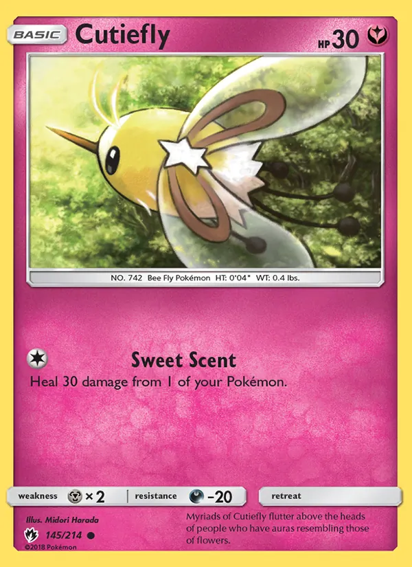 Cutiefly — Lost Thunder #145 (Pokémon TCG card)