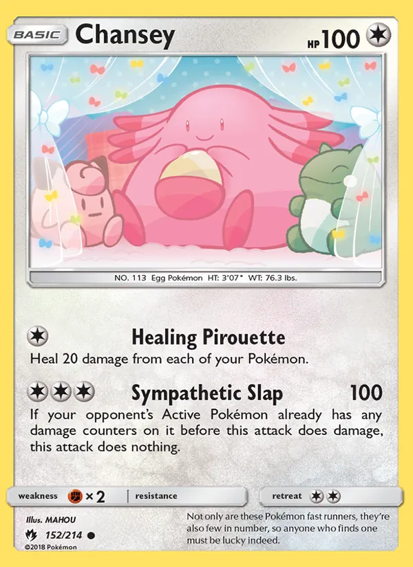 Chansey — Lost Thunder #152 (Pokémon TCG card)