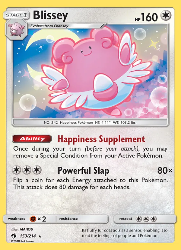 Blissey — Lost Thunder #153 (Pokémon TCG card)