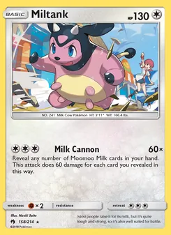 Miltank (Lost Thunder #158)