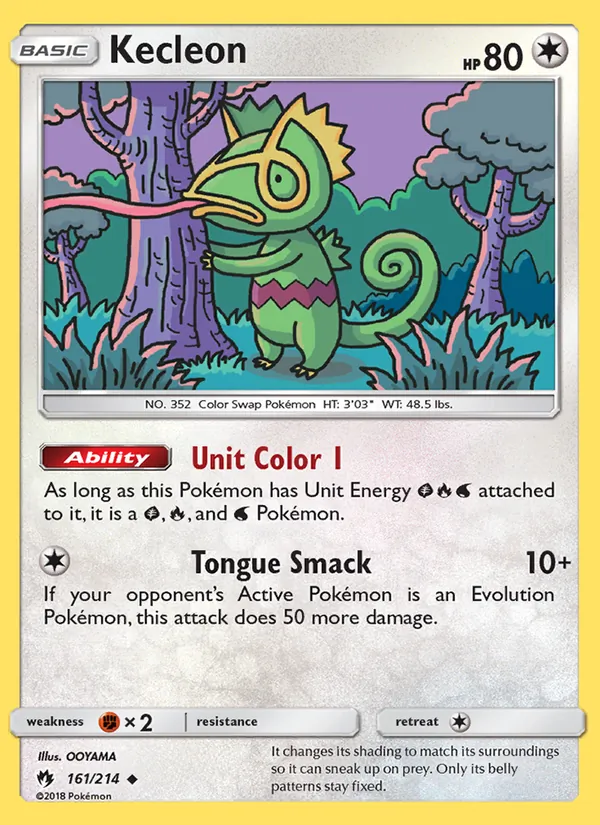 Kecleon — Lost Thunder #161 (Pokémon TCG card)