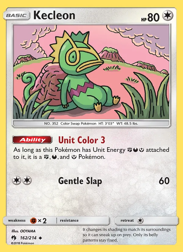 Kecleon — Lost Thunder #162 (Pokémon TCG card)