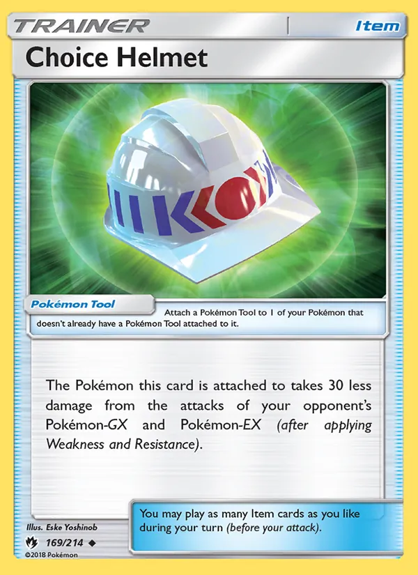 Choice Helmet — Lost Thunder #169 (Pokémon TCG card)