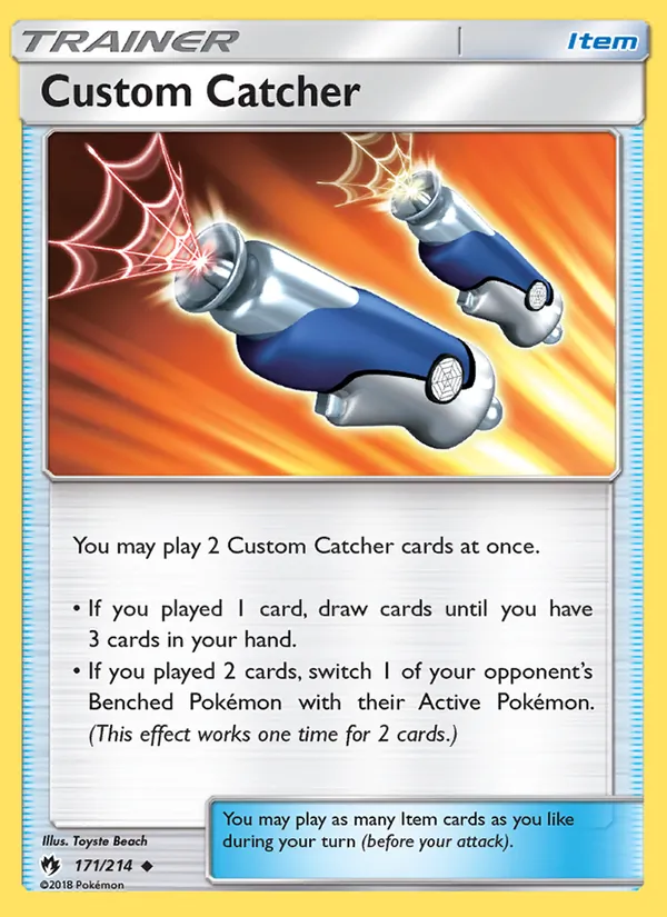 Custom Catcher — Lost Thunder #171 (Pokémon TCG card)