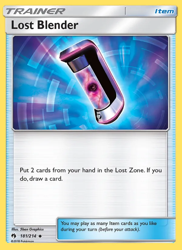 Lost Blender — Lost Thunder #181 (Pokémon TCG card)