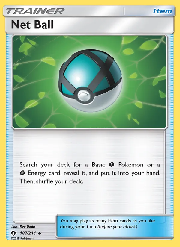 Net Ball — Lost Thunder #187 (Pokémon TCG card)