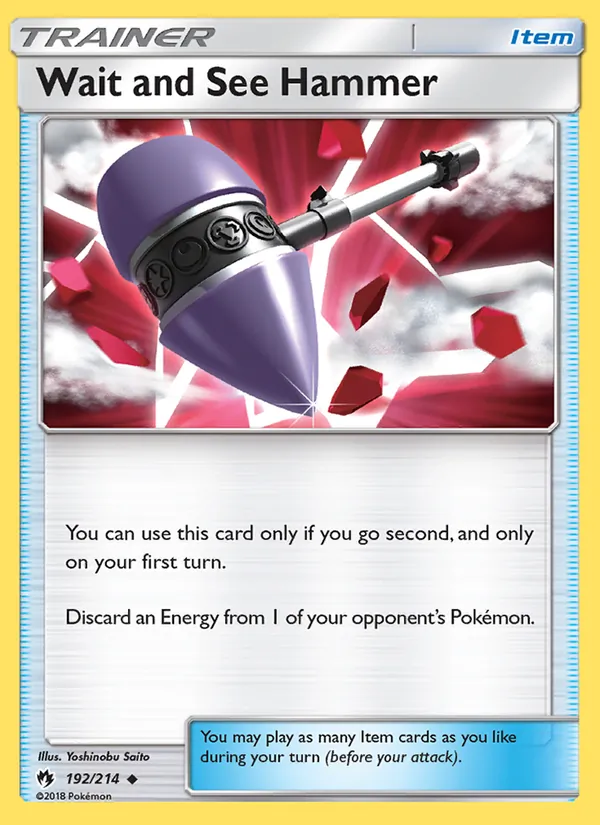 Wait and See Hammer — Lost Thunder #192 (Pokémon TCG card)