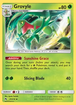 Grovyle (Lost Thunder #21)