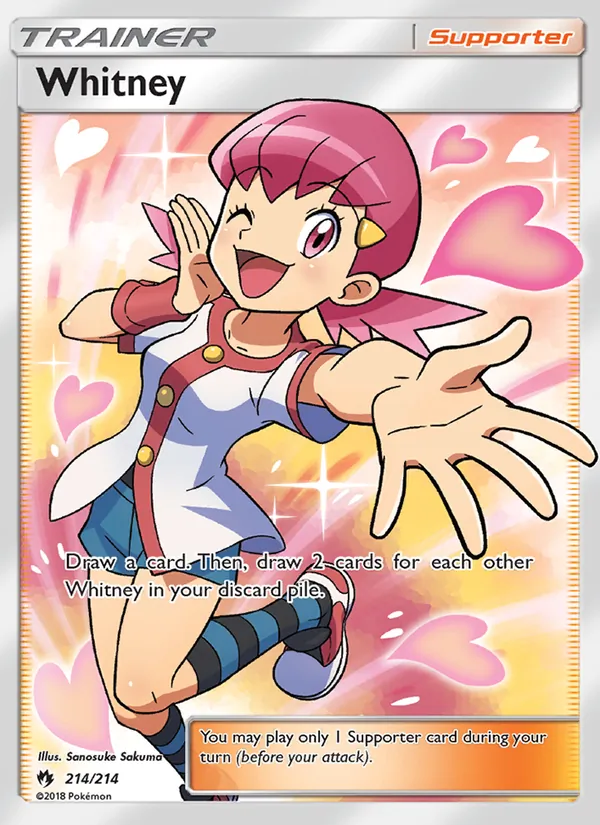 Whitney — Lost Thunder #214 (Pokémon TCG card)