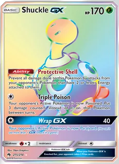 Shuckle GX (Lost Thunder #215)