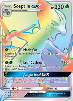 Sceptile GX (Lost Thunder #216)