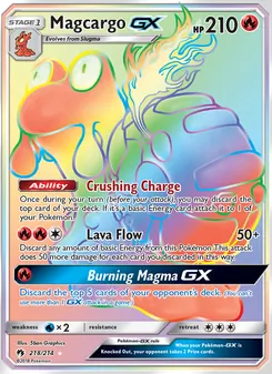 Magcargo GX (Lost Thunder #218)