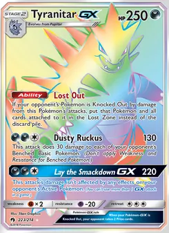 Tyranitar GX (Lost Thunder #223)