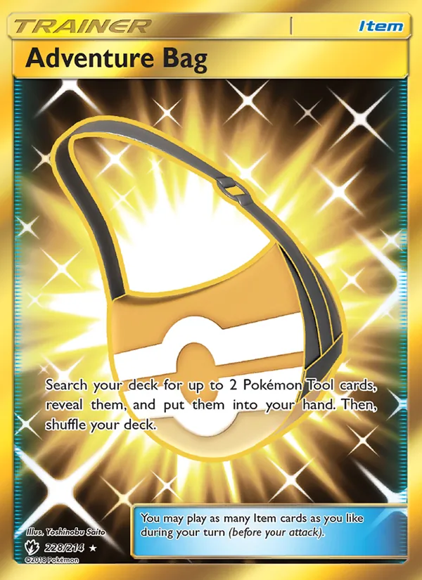 Adventure Bag — Lost Thunder #228 (Pokémon TCG card)