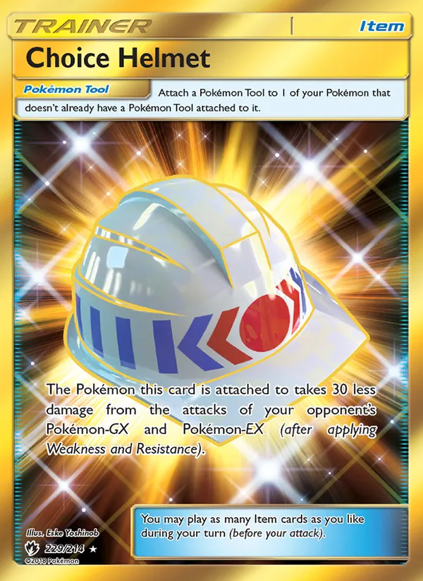 Choice Helmet — Lost Thunder #229 (Pokémon TCG card)
