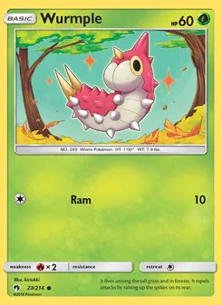 Wurmple (Lost Thunder #23)