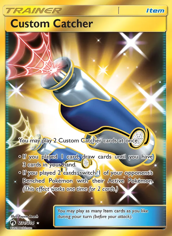 Custom Catcher — Lost Thunder #231 (Pokémon TCG card)