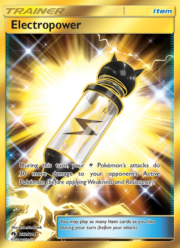 Electropower — Lost Thunder #232 (Pokémon TCG card)