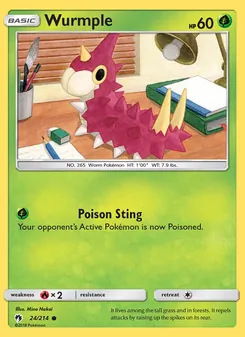 Wurmple (Lost Thunder #24)