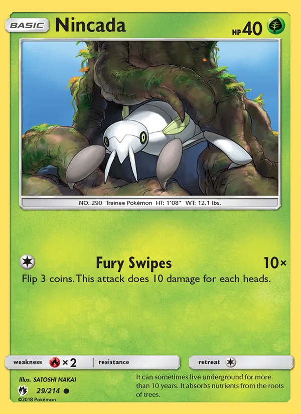 Nincada — Lost Thunder #29 (Pokémon TCG card)