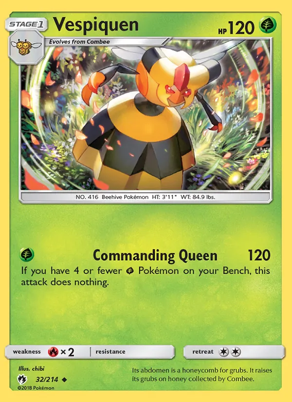 Vespiquen — Lost Thunder #32 (Pokémon TCG card)