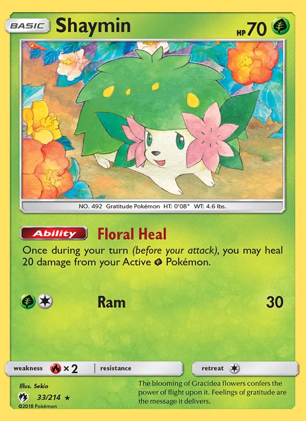 Shaymin — Lost Thunder #33 (Pokémon TCG card)