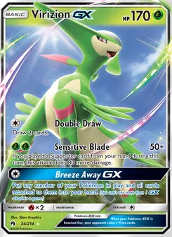 Virizion GX (Lost Thunder #34)