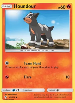 Houndour (Lost Thunder #45)