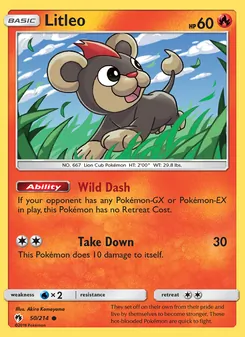 Litleo (Lost Thunder #50)