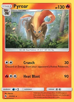 Pyroar (Lost Thunder #51)