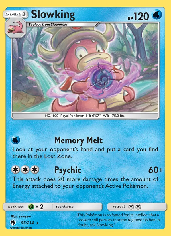 Slowking — Lost Thunder #55 (Pokémon TCG card)