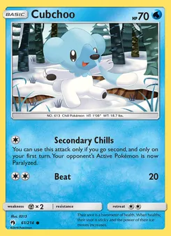 Cubchoo (Lost Thunder #61)