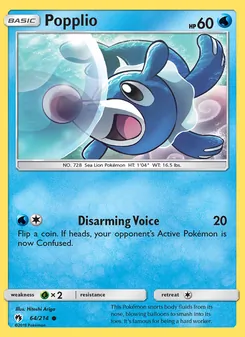Popplio (Lost Thunder #64)