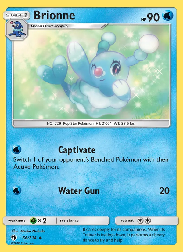 Brionne — Lost Thunder #66 (Pokémon TCG card)