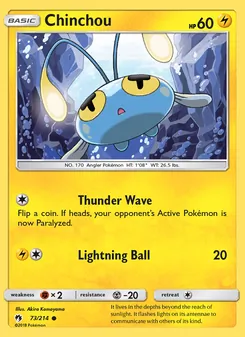Chinchou (Lost Thunder #73)