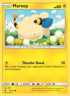 Mareep (Lost Thunder #76)
