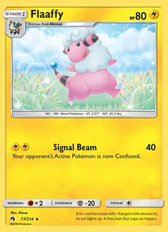 Flaaffy (Lost Thunder #77)