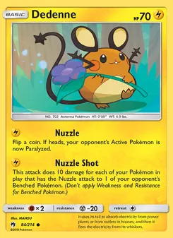 Dedenne (Lost Thunder #84)