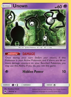 Unown (Lost Thunder #90)
