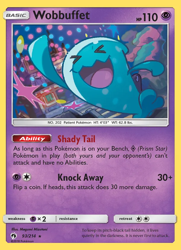Wobbuffet — Lost Thunder #93 (Pokémon TCG card)