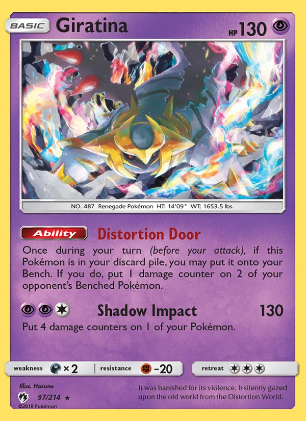Giratina — Lost Thunder #97 (Pokémon TCG card)
