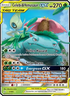 Celebi & Venusaur GX (Team Up #1)
