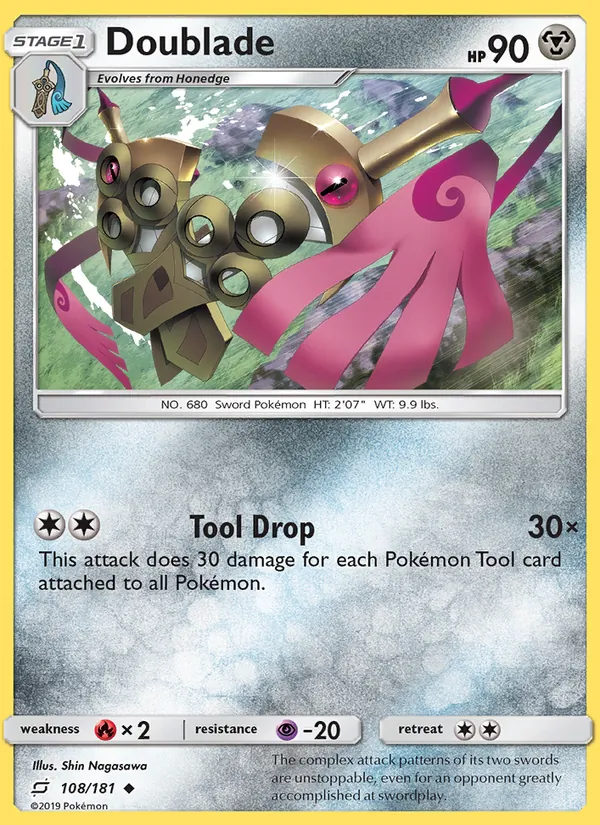 Doublade — Team Up #108 (Pokémon TCG card)