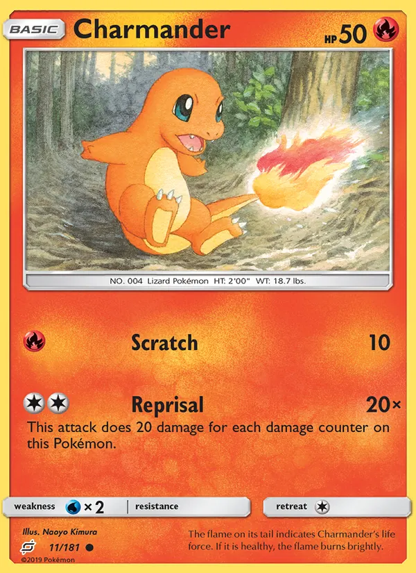 Charmander — Team Up #11 (Pokémon TCG card)