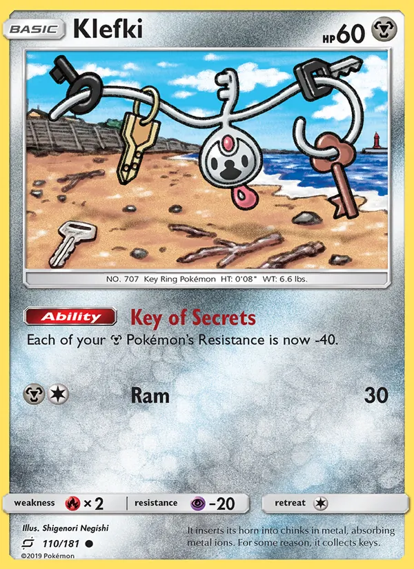 Klefki — Team Up #110 (Pokémon TCG card)