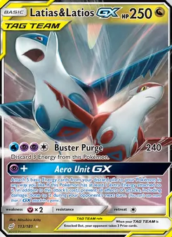Latias & Latios GX (Team Up #113)