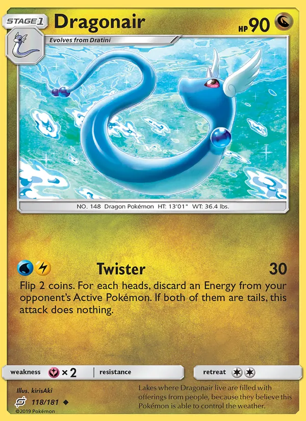 Dragonair — Team Up #118 (Pokémon TCG card)